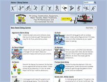 Tablet Screenshot of playskiinggames.com
